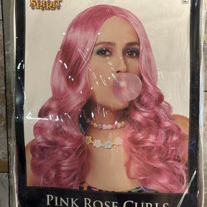 Pink Rose Curls Wig (Spirit)